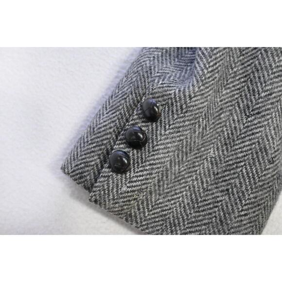 Christopher Hayes Tweed Wool Blazer Sports Jacket MADE IN USA Mens Sz 46 L - Picture 13 of 16